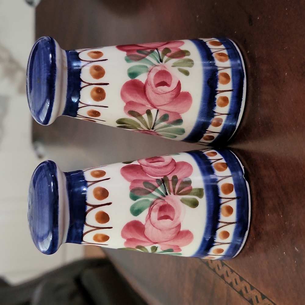 Vintage German Salt and Pepper Shakers - Picture 2 of 9